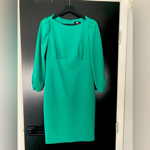 Dkny | Dresses | Dkny Emerald Green Dress | Poshmark